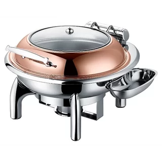 Чафинг-диш Crazy Pan CP-CHD018RG розовое золото