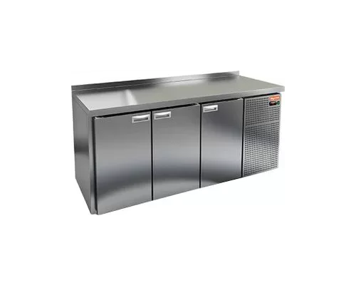 BN 111 BR2 TN стол охл. (-2+10), 3 двери, увелич. объёма, на низ. ножках, 1835х500х850мм, HICOLD RUS