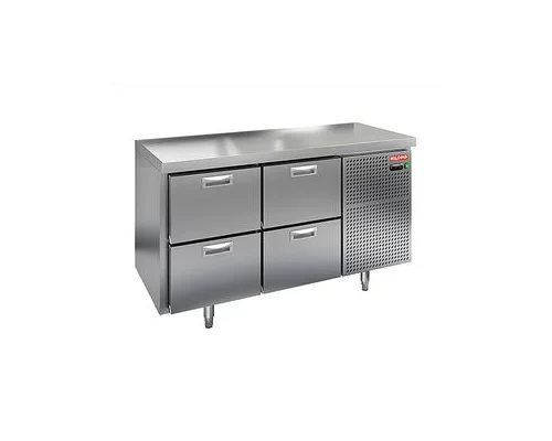 SN 22/BT О стол охл.(-10-18) островн., 4ящика, 1390х600х850мм, HICOLD RUS