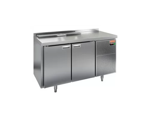 SL1-11SN (1/3) стол для салатов охл.(+2+10), 2 двери, 1390х600х850мм, HICOLD RUS