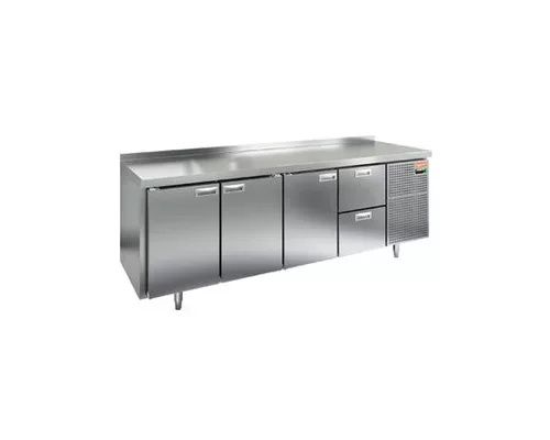 SN 1112/TN стол охл.(-2+10), 3 двери, 2 ящика, 2280х600х850мм, HICOLD RUS