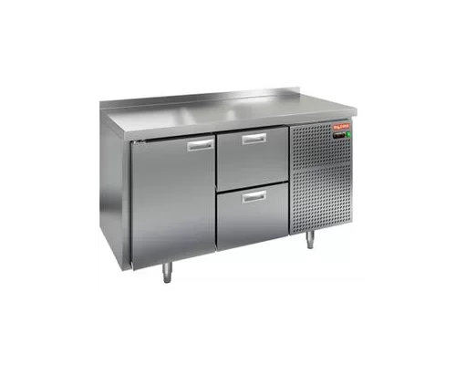 SN 12/BT стол охл.(-10-18), 1 дверь, 2 ящика, 1390х600х850мм, HICOLD RUS