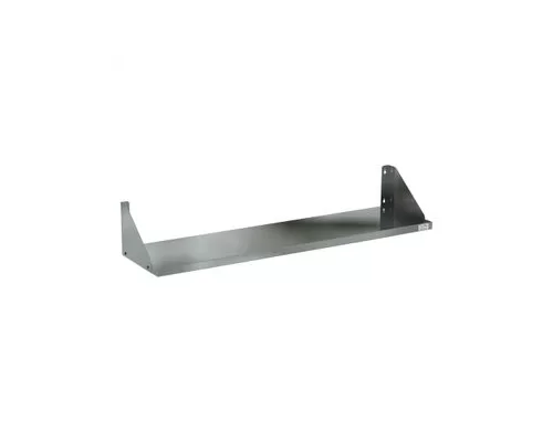 Полка ПК-100/30 настенная сплошная (нерж. сталь. aisi 430)1000х300х200