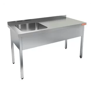 НСО1М-18/7БЛ стол-моечная ванна, 1 секц. (500х500х300) слева, HICOLD RUS