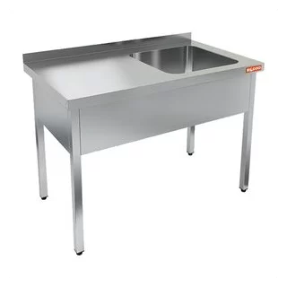 НСО1М-13/7БП стол-моечная ванна, 1 секц. (500х500х300) справа, HICOLD RUS