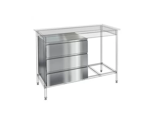 НКЯ-3/7 компл. из 3-х ящиков в сборе к столам глуб.700мм, HICOLD RUS