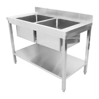 Ванна моечная с бортом нерж.STD245A 1200х600х850 мм