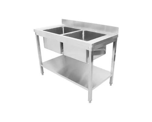 Ванна моечная с бортом нерж.STD245A 1200х600х850 мм