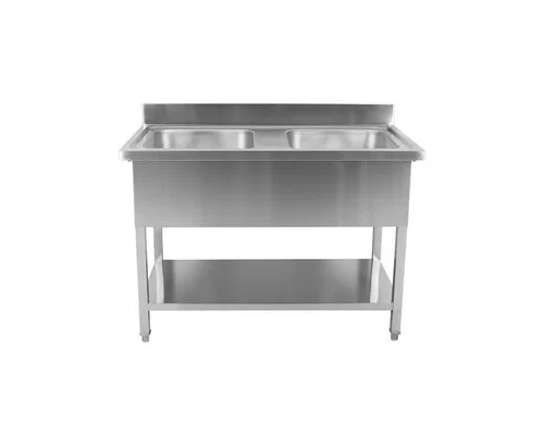 Ванна моечная с бортом нерж.VA-DSA240 1000х600х850 мм