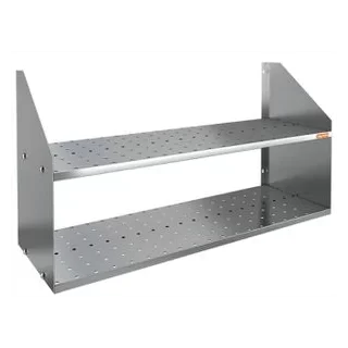 НПД-10/4 П полка настен. двойная с перфорацией, HICOLD RUS