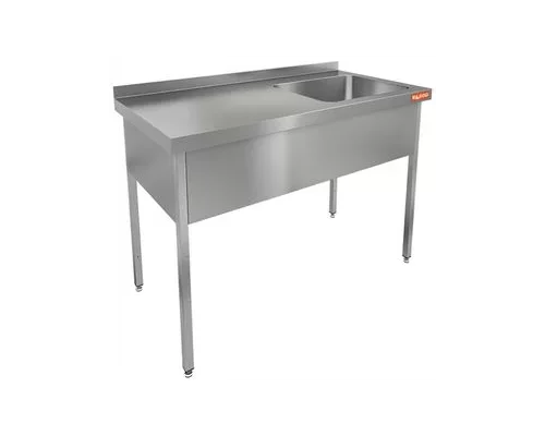 НСО1М-10/6БП стол-моечная ванна, 1секц. (500х400х250) справа, HICOLD RUS