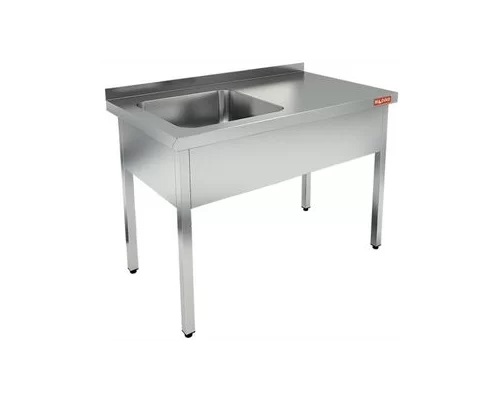 НСО1М-16/7БЛ стол-моечная ванна, 1 секц. (500х500х300) слева, HICOLD RUS