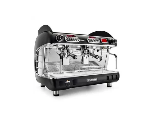 Кофемашина Sanremo Verona SED (автомат) 2 высокие гр. серебро
