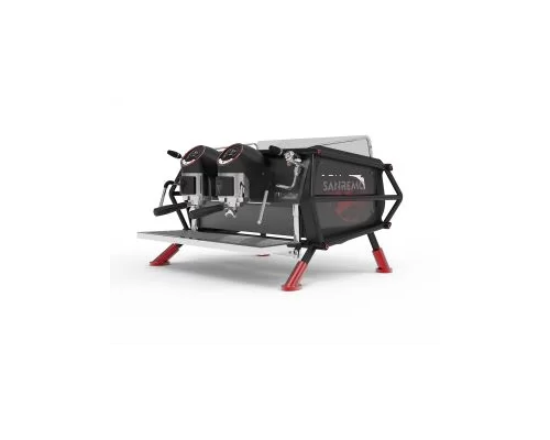 Кофемашина Sanremo Café Racer Naked 2 гр. черно-красная