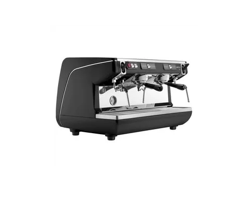 Кофемашина Appia LIFE 2gr S 220V black+high groups+economizer, 2 группы (выс.), бойлер 11л, черная, 220V, экономайзер