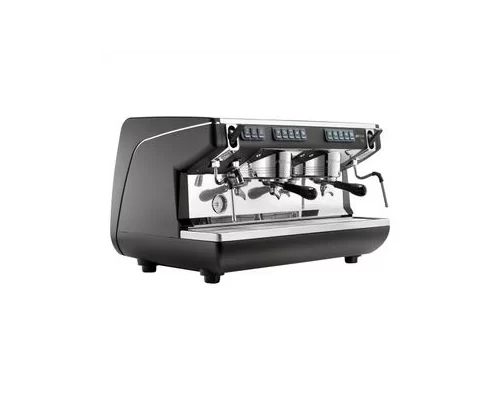 Кофемашина Appia LIFE 2gr V 220V black+high groups+economizer, 2 группы (выс.), бойлер 11л, черная, 220V, экономайзер