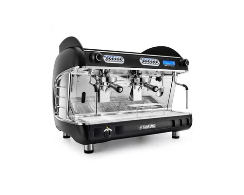 Кофемашина Sanremo Verona SED (автомат) 2 высокие гр. черная