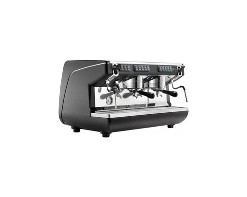 Кофемашина Appia LIFE 2gr V 220V 2 группы, бойлер 11л, черная, 220V, низкая группа, экономайзер