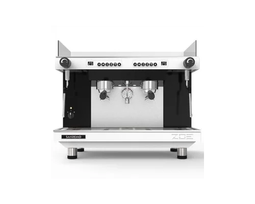 Кофемашина Sanremo Zoe Competition SED (автомат) 2 высокие гр. чёрно-белая