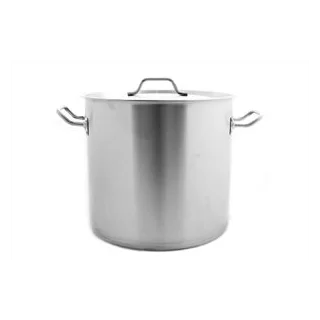 Кастрюля нерж с тройным дном 450x450мм объем 71,5L с дв.ручками, 101308 (Viatto)