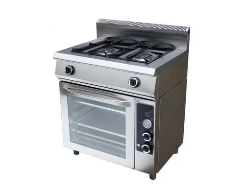 Плита газовая с духовкой Ф2ПДГ/600 (2 профессиональные горелки класса Heavy Duty), арт.50039
