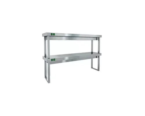 TP2-18/3 полка тепловая настольная двойная, 1800х300х800мм, HICOLD RUS