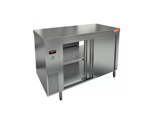 TS T 15 GN O (1500x700x850) тепловой стол-купе сквозной островной, HICOLD RUS